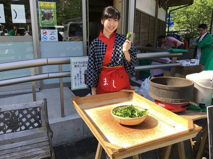 地域おこし協力隊員、勝部彩子の写真