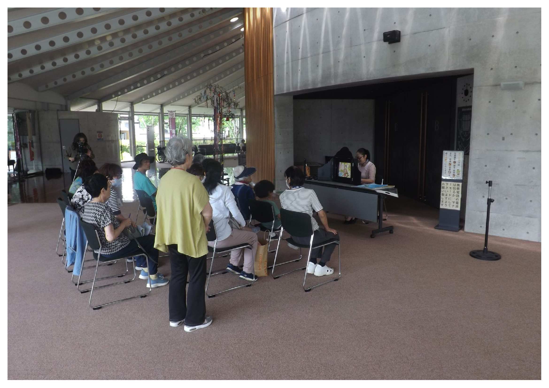 昨年度の紙芝居の様子